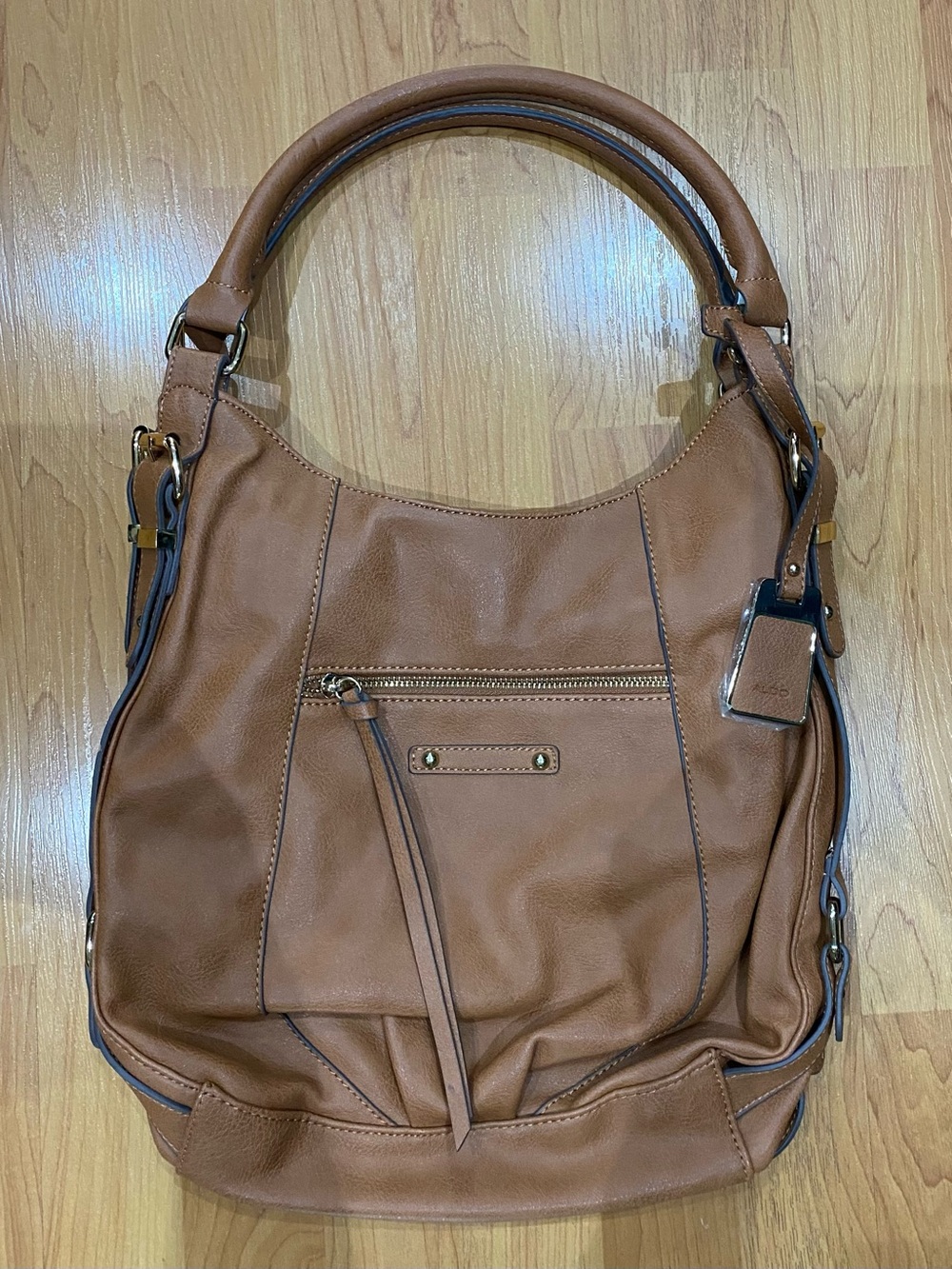 BRAND NEW 
Aldo Cognac Brown Shoulder Hobo Bag